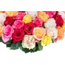 Bouquet of colorful roses